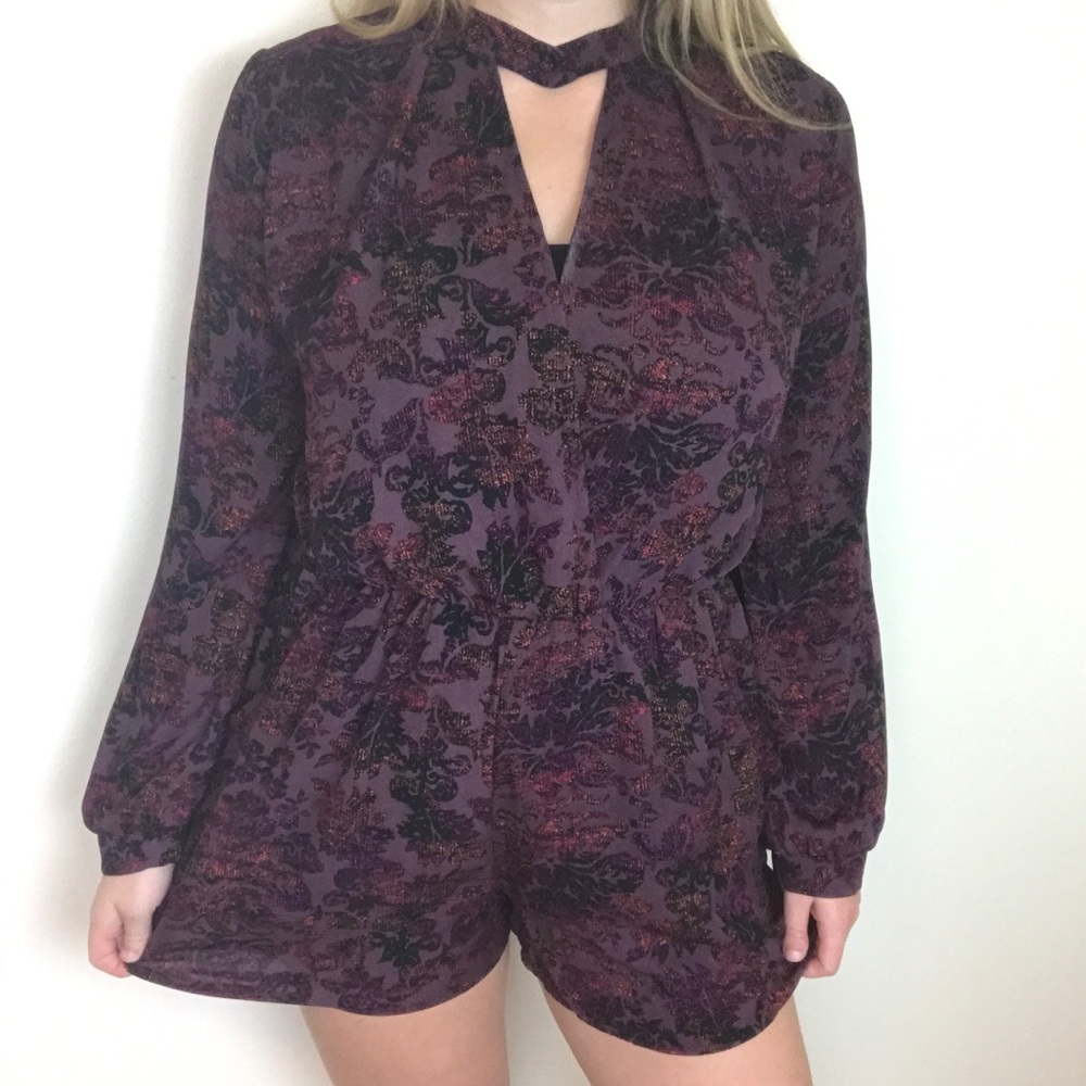 Eyeshadow Long Sleeve Romper